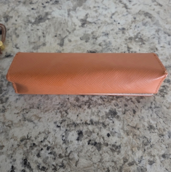 Tory Burch Glasses Case with Gold Logo main image 4